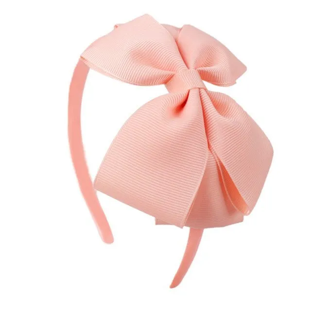 4'' Solid Color Bow Girl Headbands