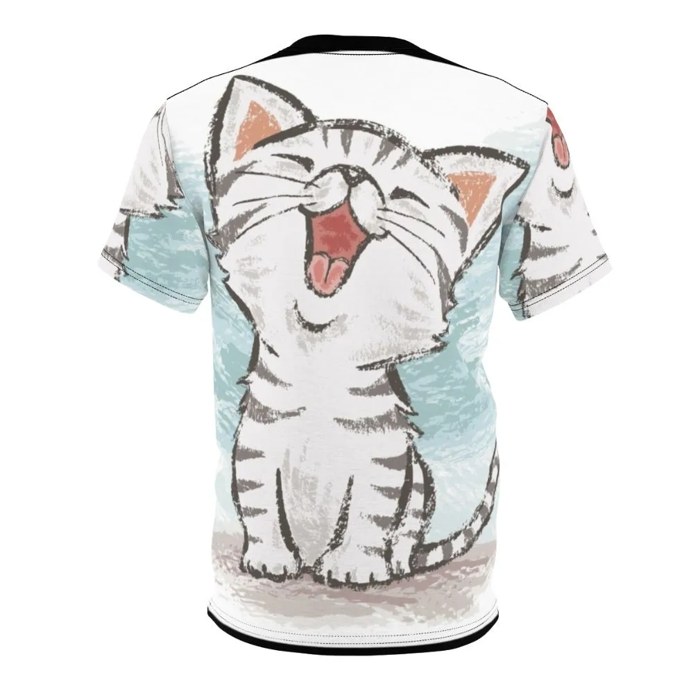 Adorable American Shorthair Cat Cartoon T-Shirt