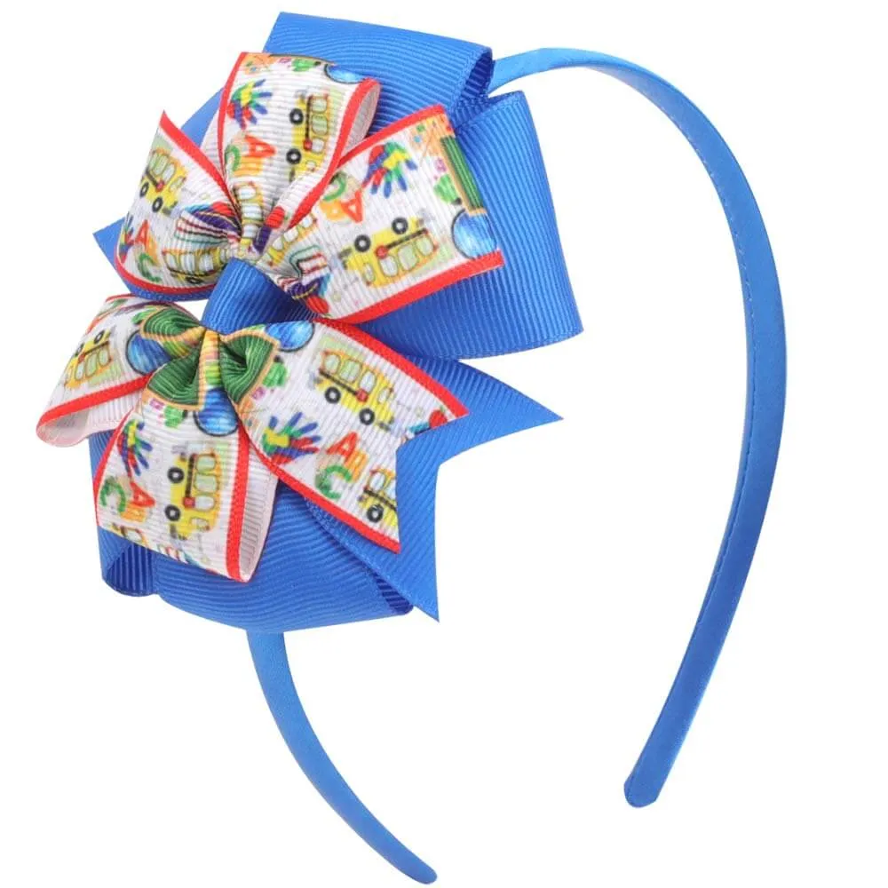 Back to School Hairbands for Girls