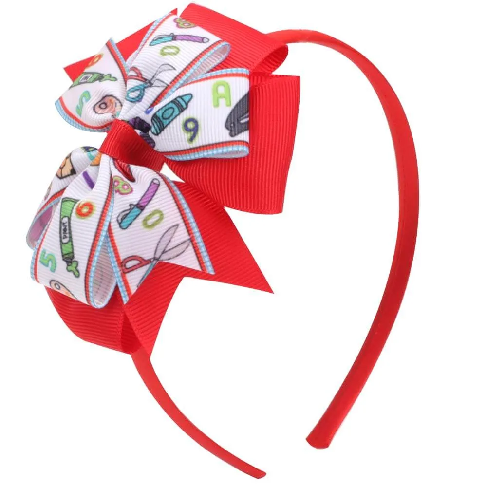 Back to School Hairbands for Girls