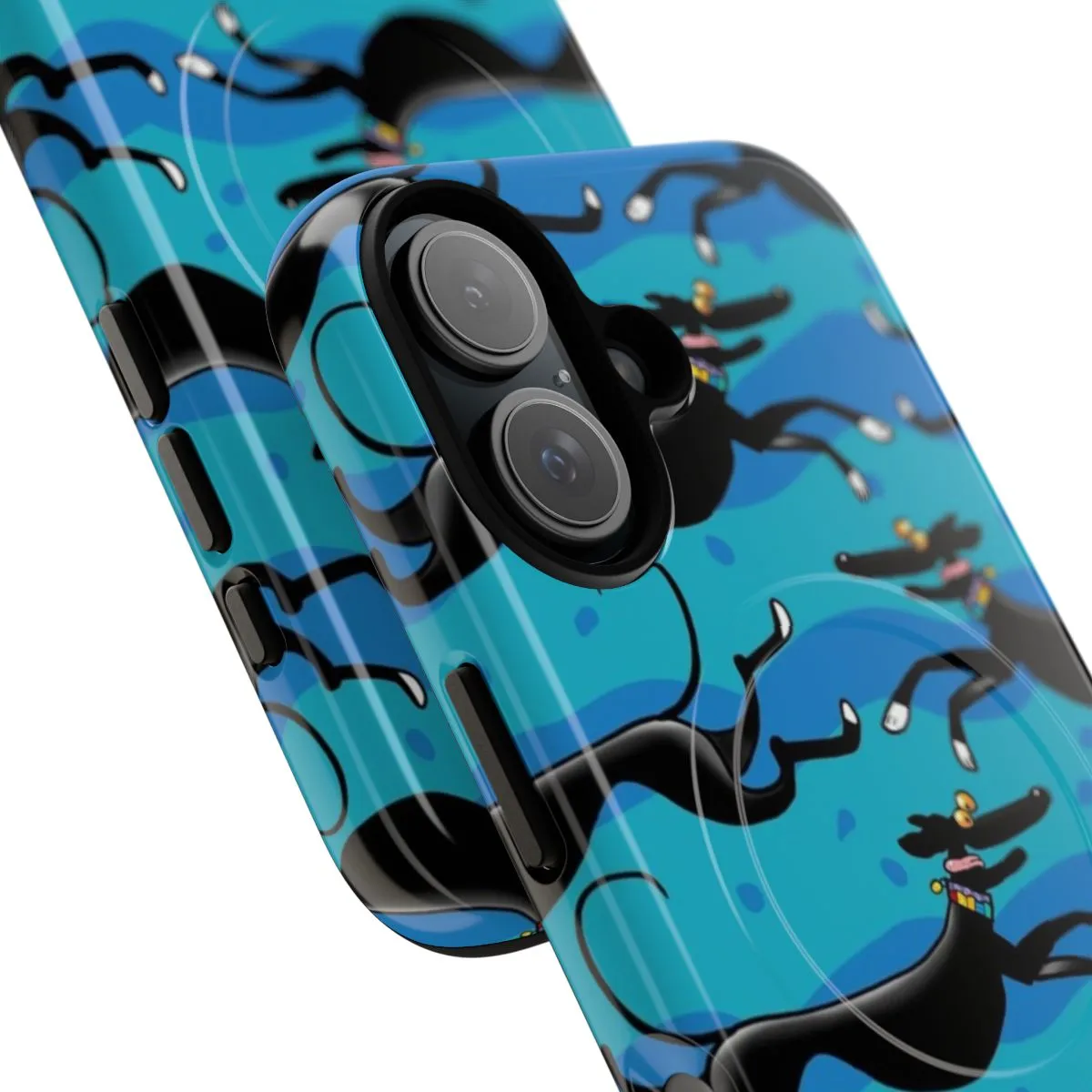 Blue Zoomies Pattern Magnetic Tough Phone Case