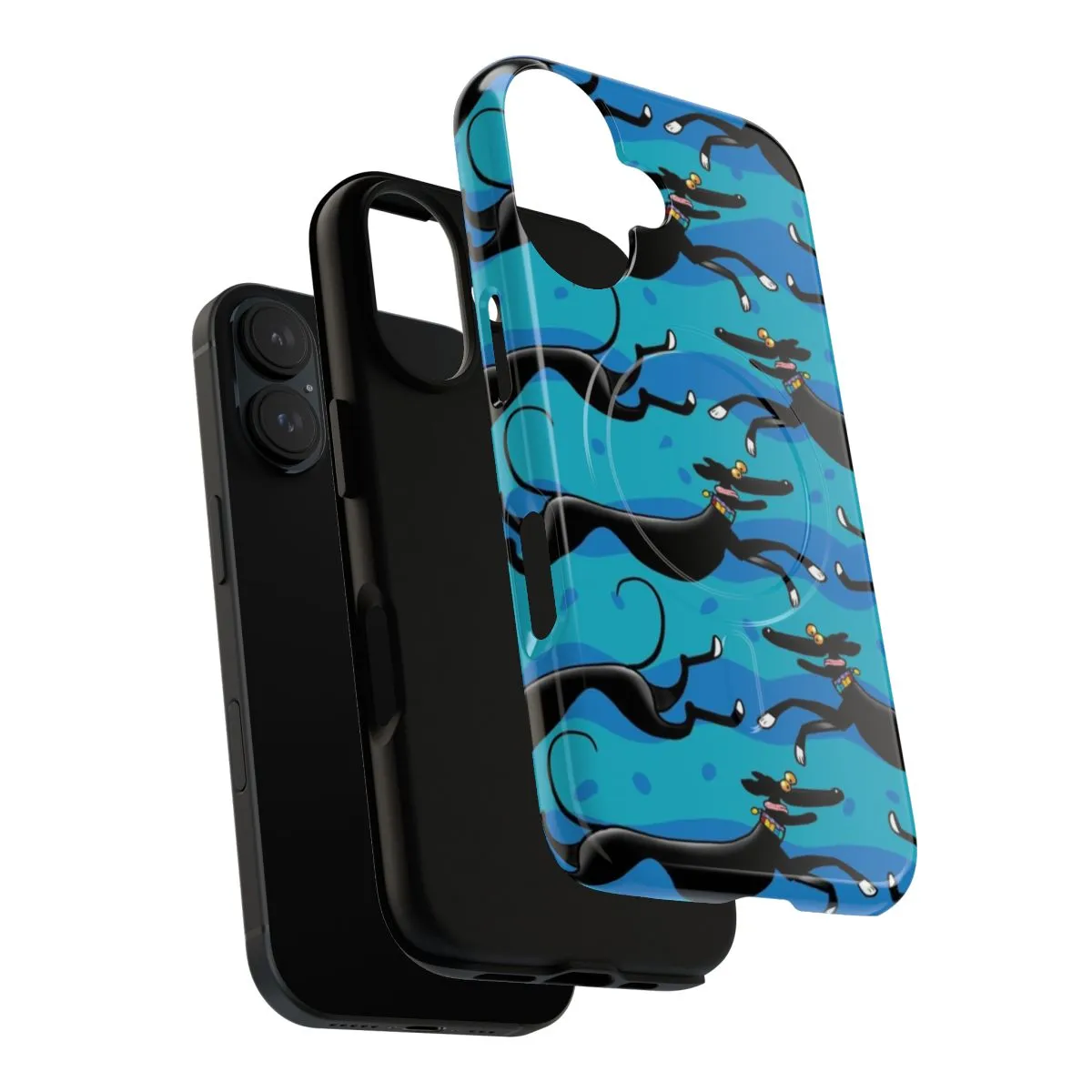 Blue Zoomies Pattern Magnetic Tough Phone Case