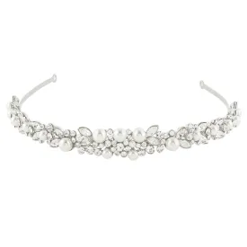Bridal Elegant Simple Hair Piece Headband Crown