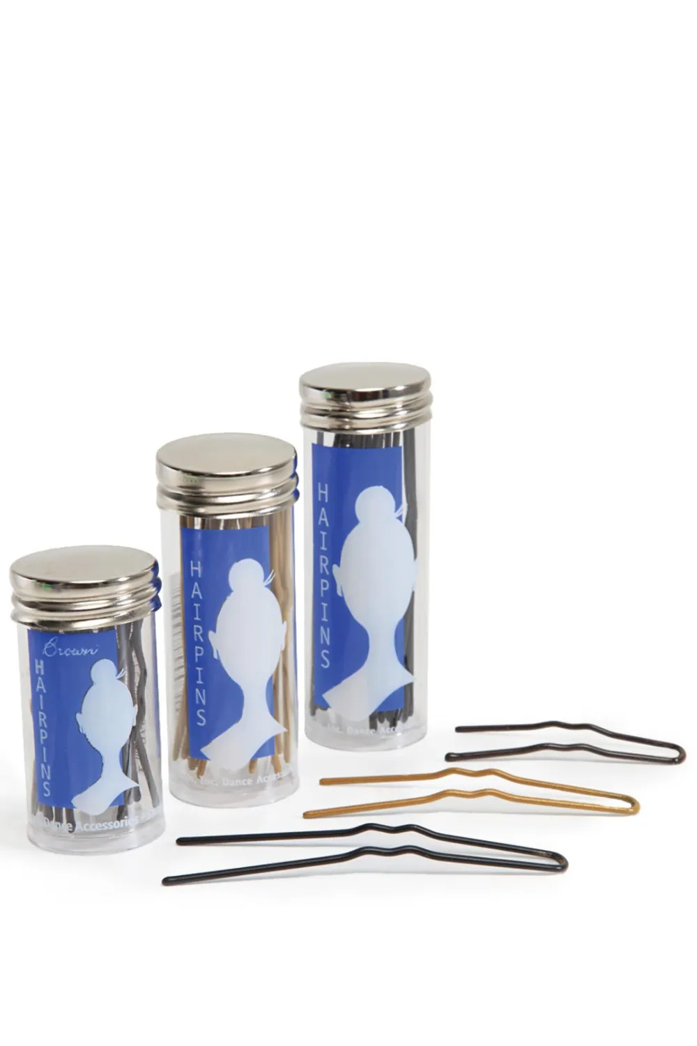 BUNHEADS BH438 2.5 BROWN HAIRPINS