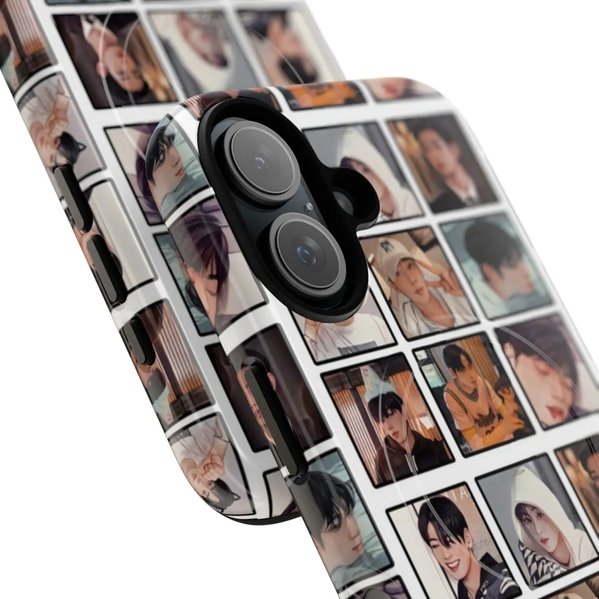 Cartoon Inspired Cha Eunwoo Themed Magnetic Phone Cases