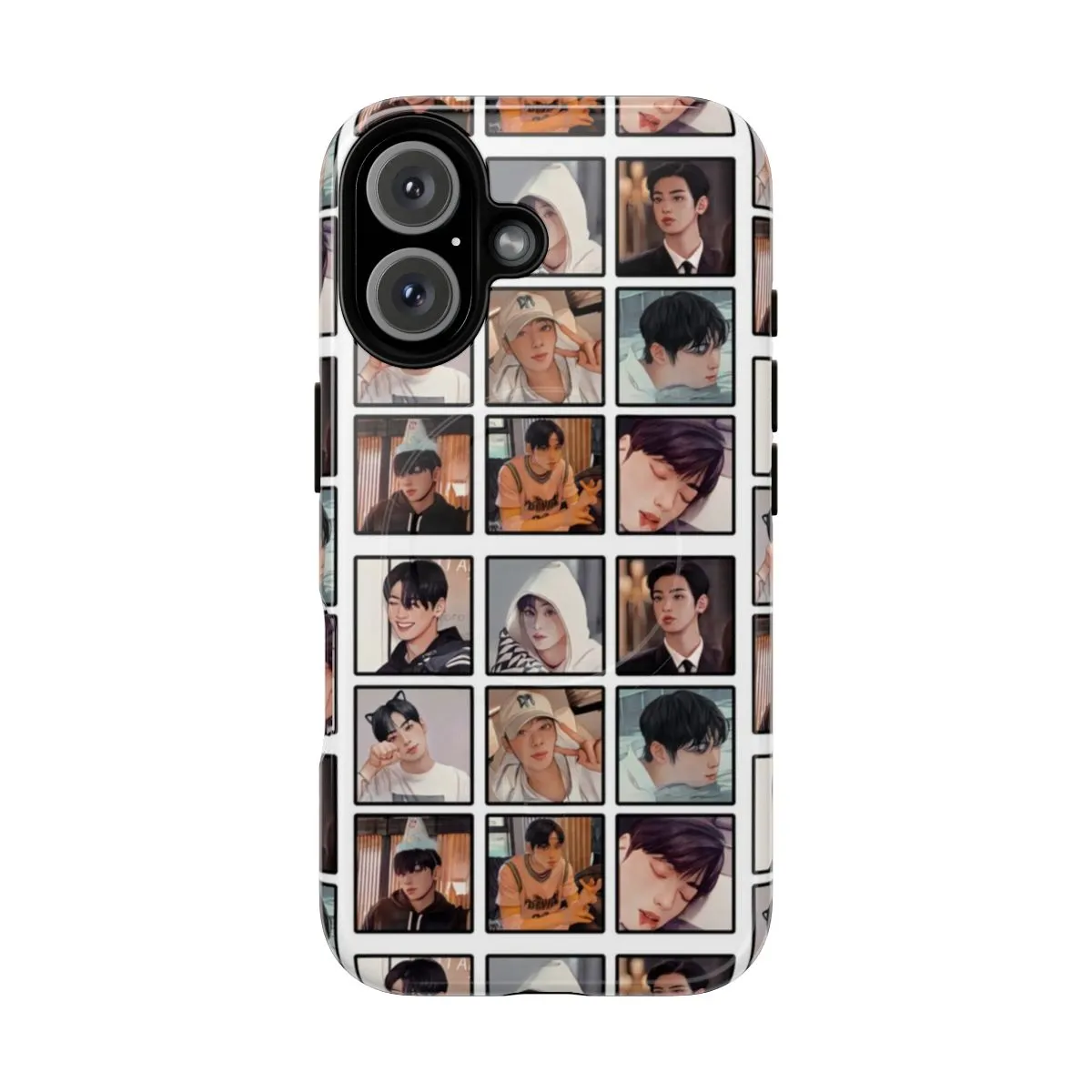 Cartoon Inspired Cha Eunwoo Themed Magnetic Phone Cases