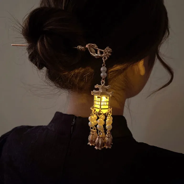 Classical Hairpin Oriental Luminous Pavilion Shape Design
