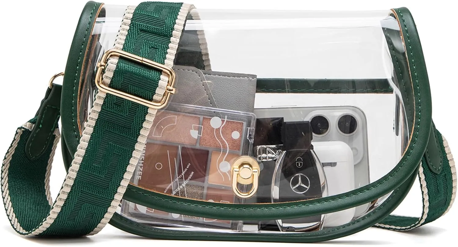 Clear Crossbody Bag Stadium Approved for Womenclear Bags for Stadium Events,clear Purse for Concerts