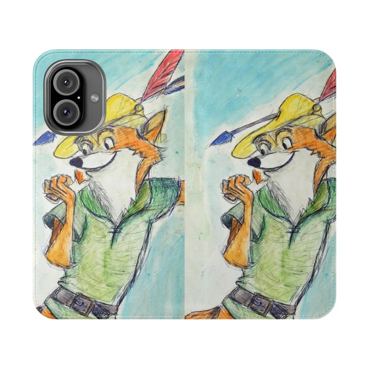 Colorful Cartoon-Inspired Robin Hood Phone Case Cover