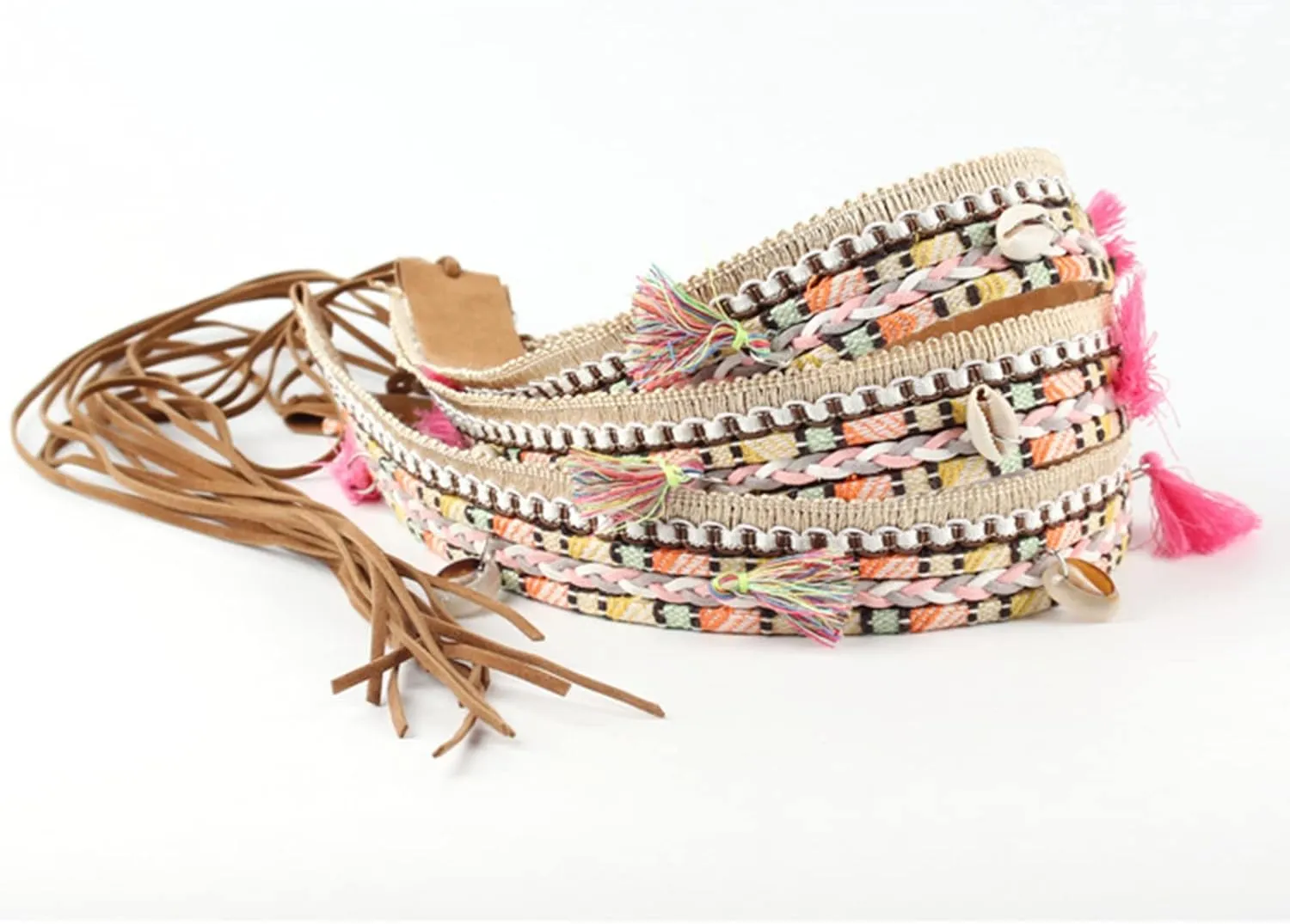 Cowboy Hat Band for Women Western Hat Belt Rope Hat Band Beaded Hatband Mexican Hat Band