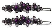 Crystal Barrettes GL86650-GL22
