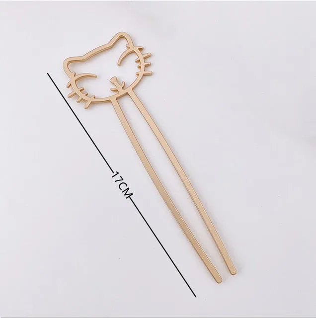 Crystal Twig Hairpin Set