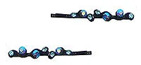 Crystals Hairpins  #NM86300-1black