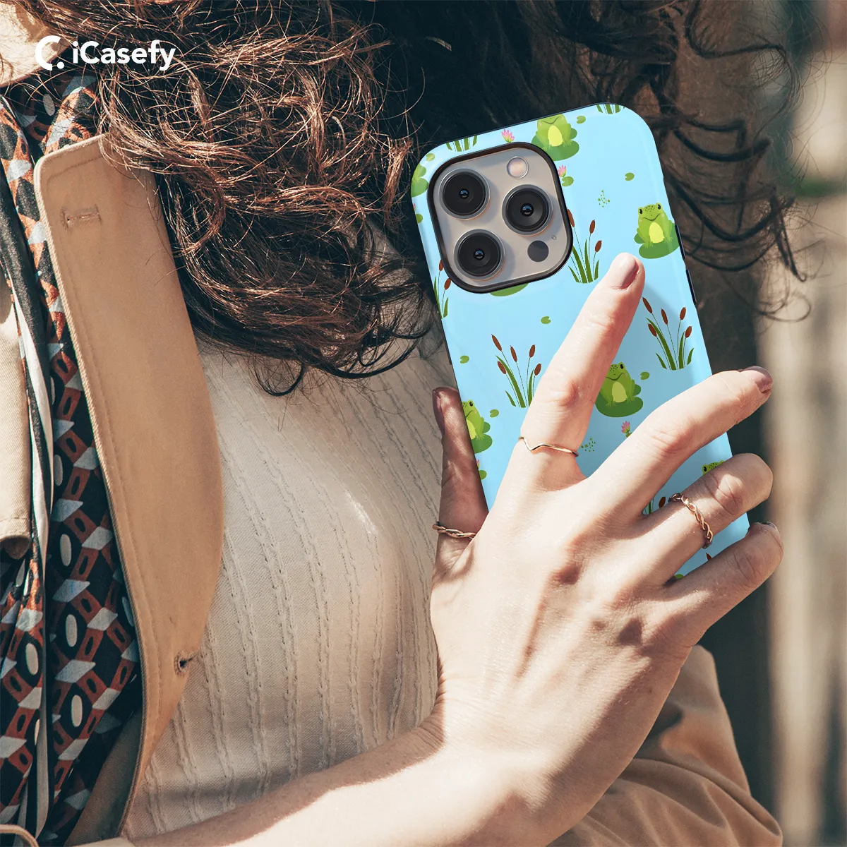 Cute frog Phone Case iPhone Samsung Cover Pixel 1155