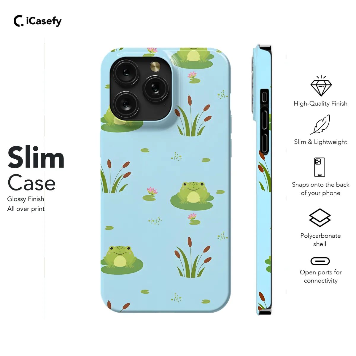 Cute frog Phone Case iPhone Samsung Cover Pixel 1155
