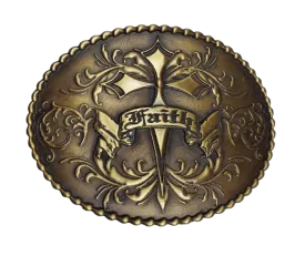 Faith Cross Belt Buckle