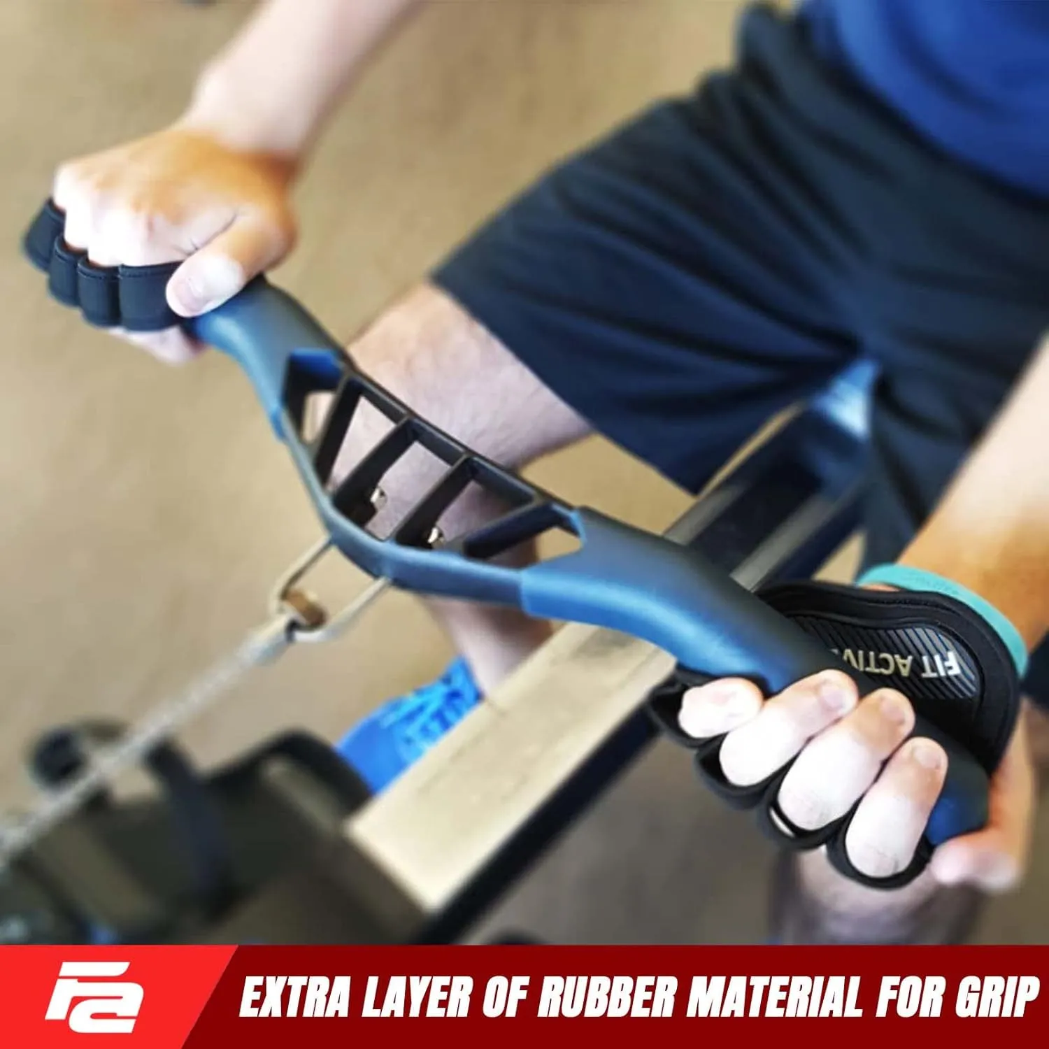 Fit Active Sports Workout Gloves for Gym - Durable Gym Grips, & Grip Pads - Rubber Padding to Avoid Calluses - Suits Men & Women