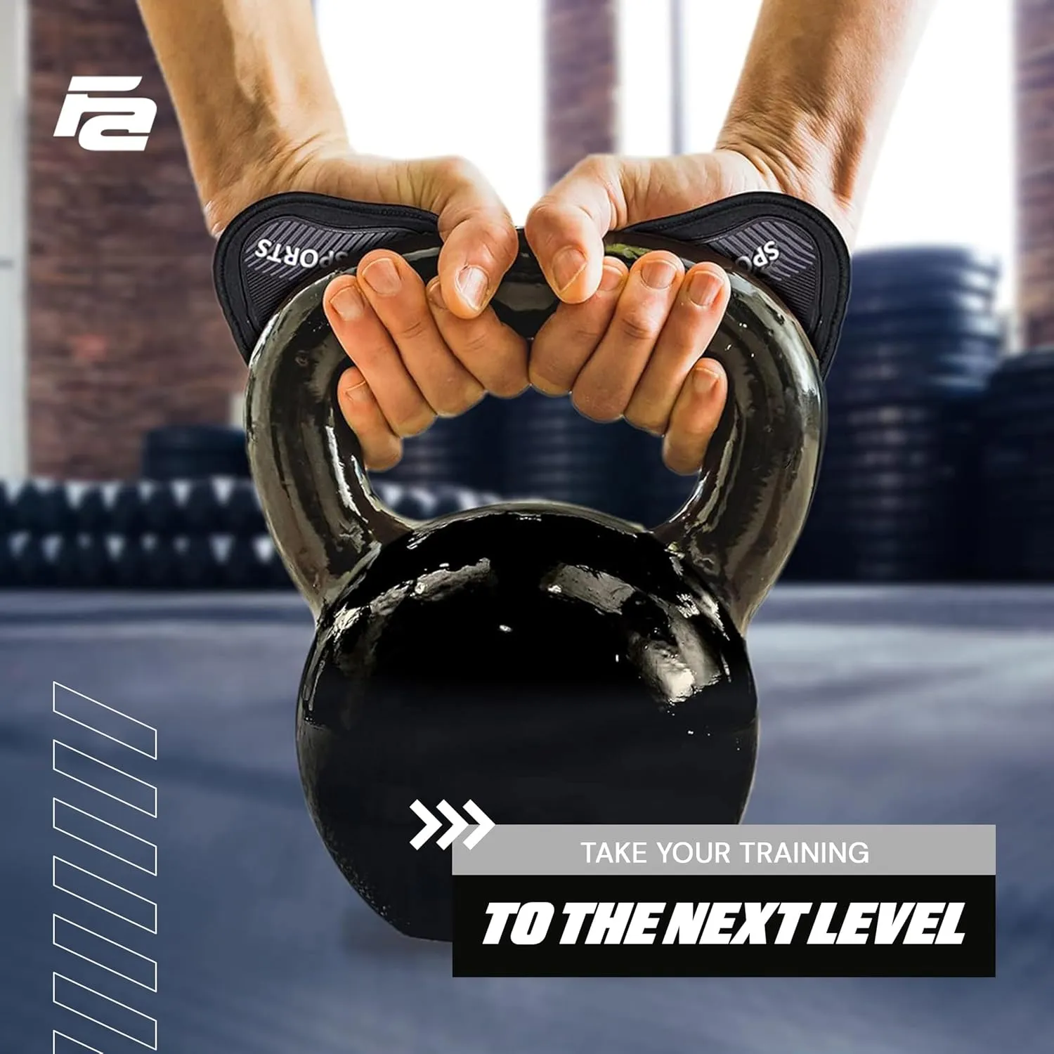 Fit Active Sports Workout Gloves for Gym - Durable Gym Grips, & Grip Pads - Rubber Padding to Avoid Calluses - Suits Men & Women