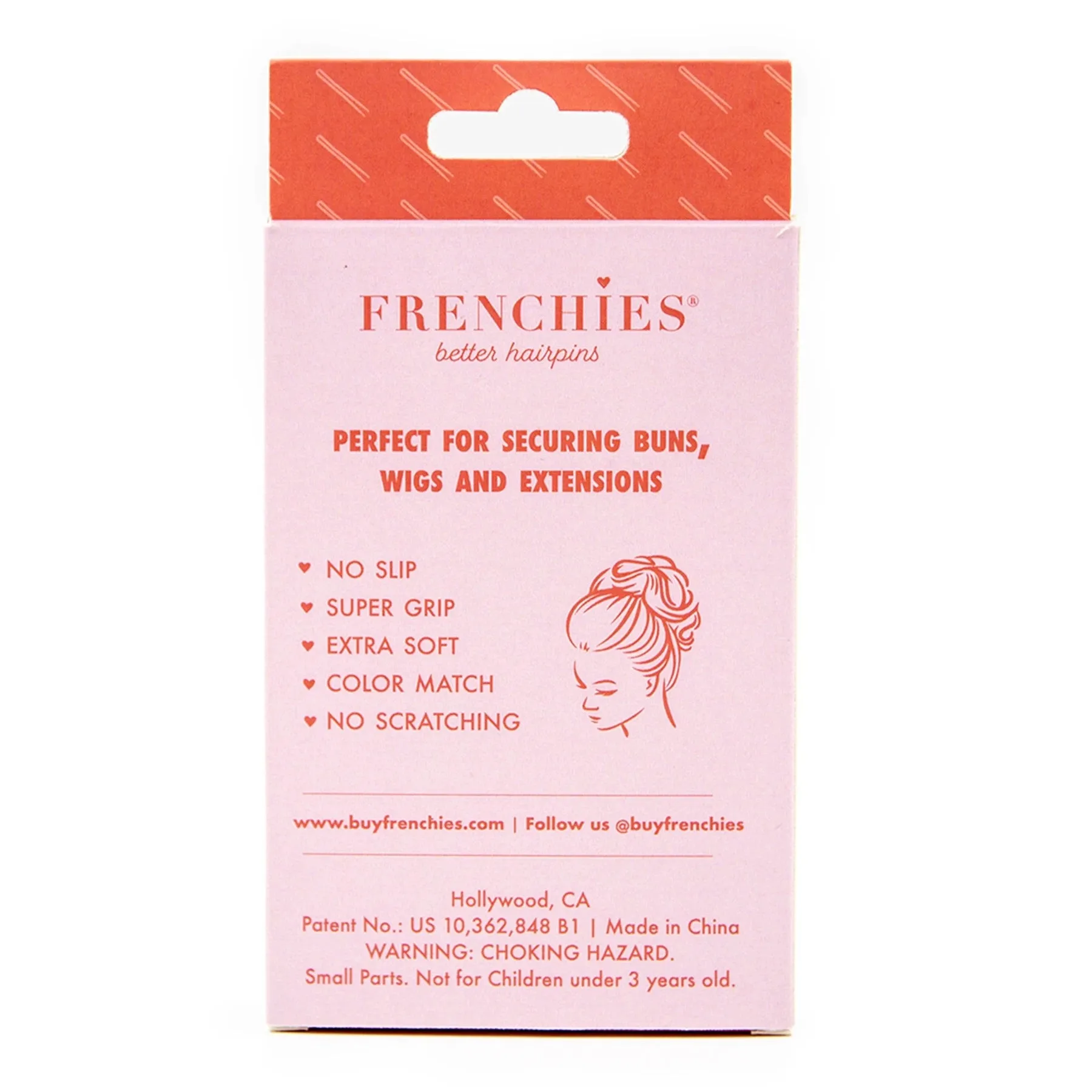 Frenchies Hairpin  Black