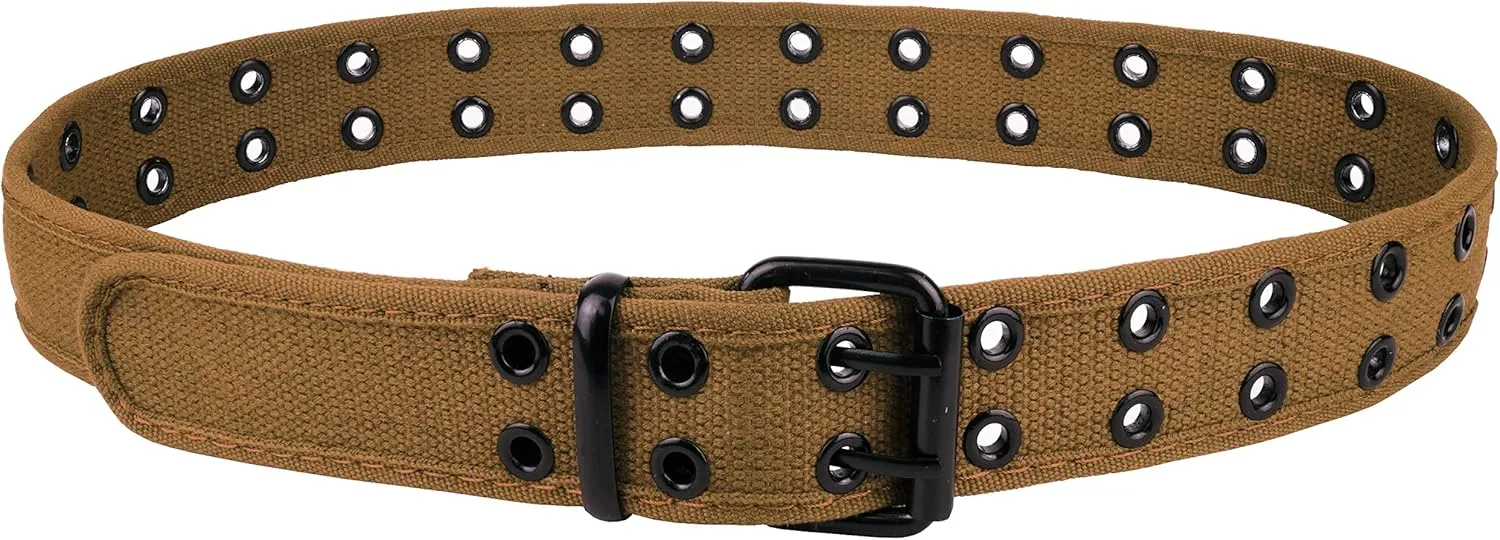 Gelante Canvas Double Grommet Hole Belt 12 Colors