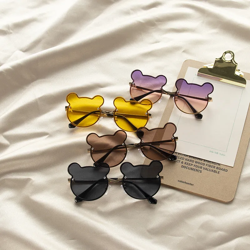 Girls Colorful Lenses Cartoon Frame Shape Fashion Sunglasses by MyKids-USA™