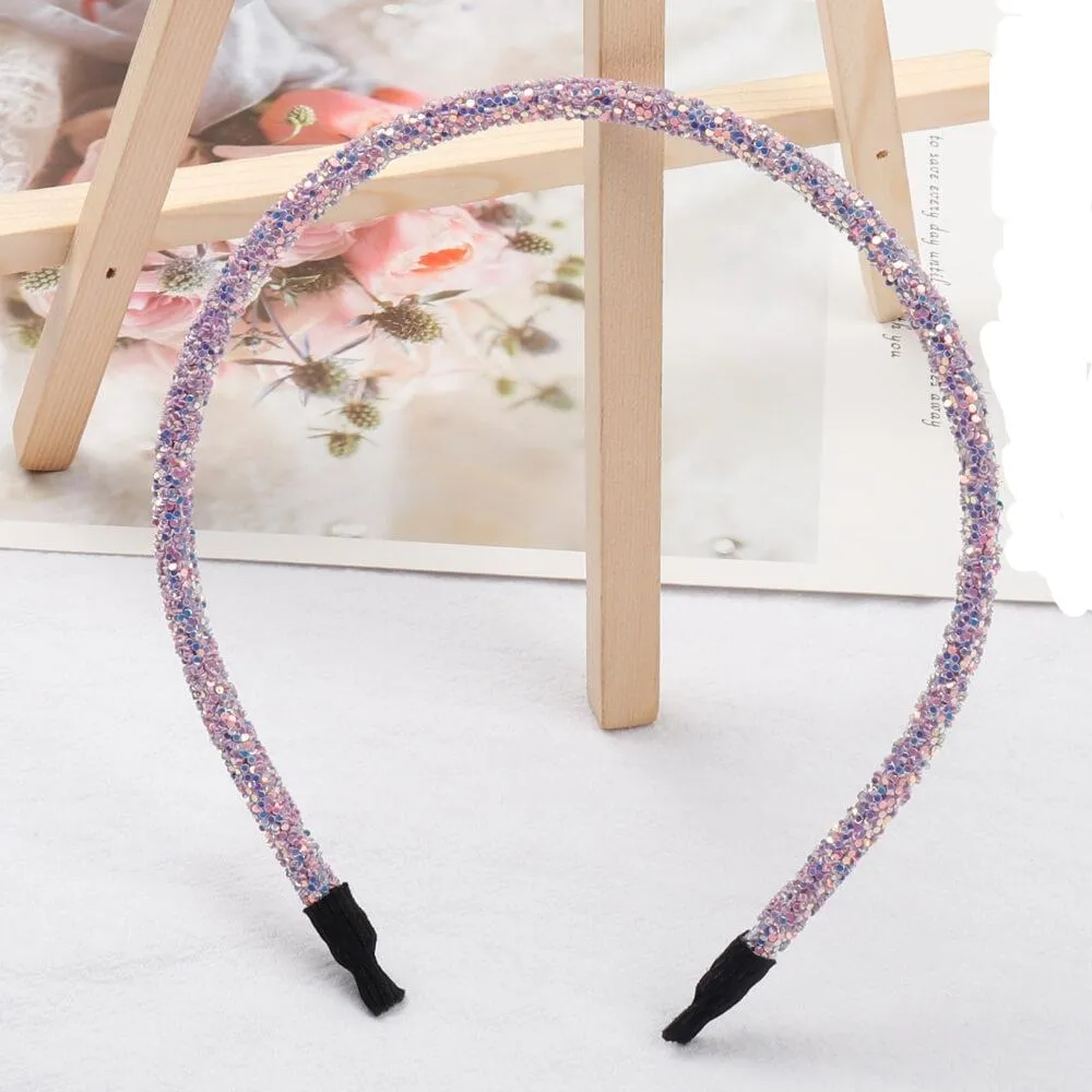 Girls Glitter Hairbands | Candy Color Sparkle Headbands