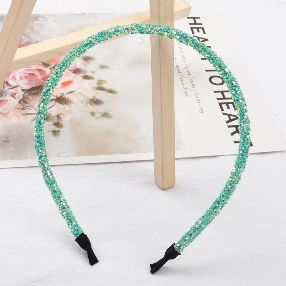 Girls Glitter Hairbands | Candy Color Sparkle Headbands