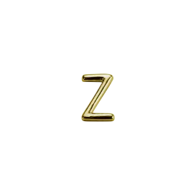 Gold Letter - Z