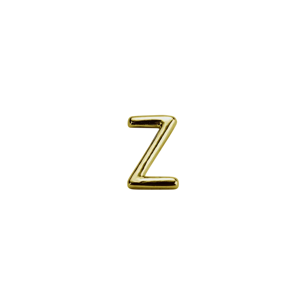 Gold Letter - Z