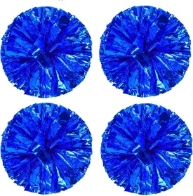 Hlonon 4 Pack Cheerleader Pom Poms Sports Dance Cheer Plastic Pom Poms Cheerleading for Sports Team Spirit Cheering