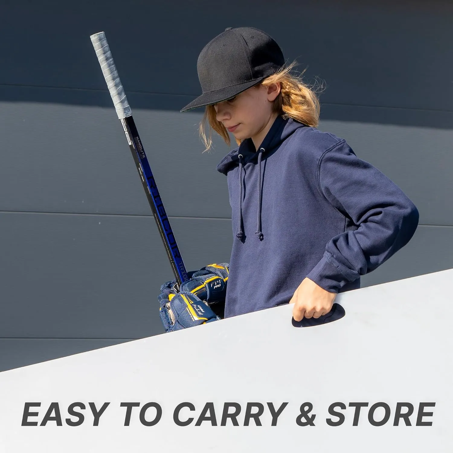 Hockey Revolution Shoot Pad - Hockey Sports Training Aid for Shooting, Passing and Stick handling - Hockey Skills Training Practice Surface 30"x 60" - Reel Ice Feeling Roll Board