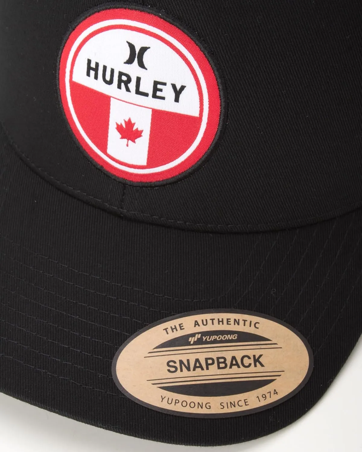 Hurley Men??s Trucker Hat - Flat Brim Mesh Baseball Cap and Hats for Men with Adjustable Snapback Closure