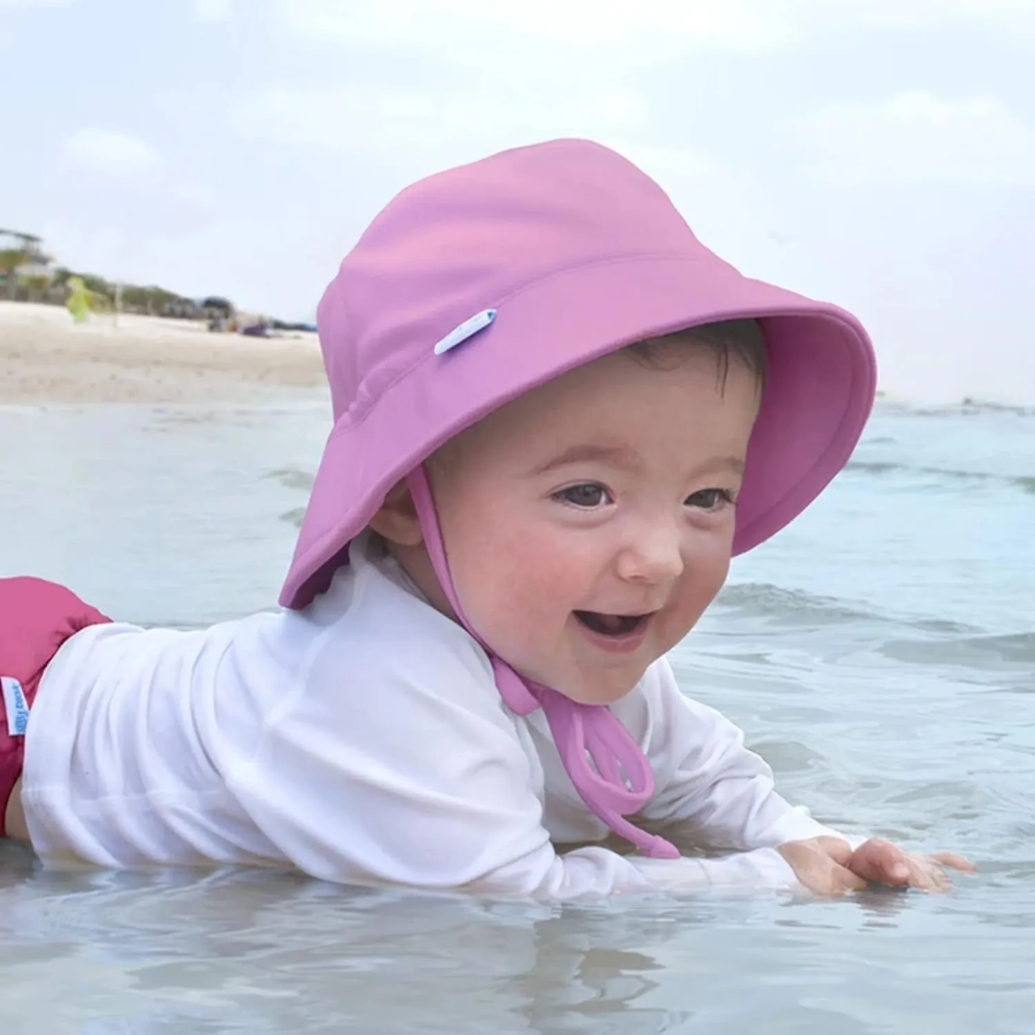 i play. by green sprouts Baby Breathable Swim & Sun Bucket Hat