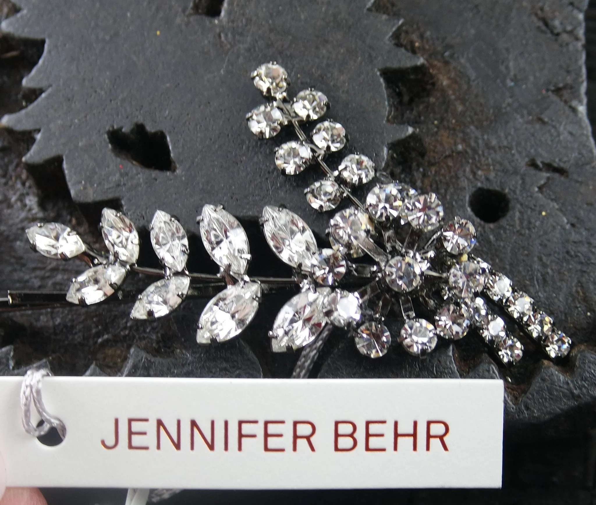 Jennifer Behr Blossom Crystal Hairpins