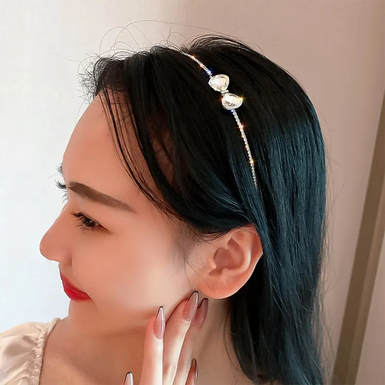 Korean Style Rhinestone Hairbands for Women