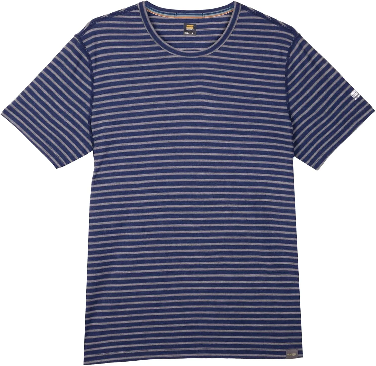 MERIWOOL Mens Merino Wool Short Sleeve T Shirt Lightweight Base Layer