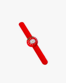 Multi Colour Strawberry Slap Band Watch