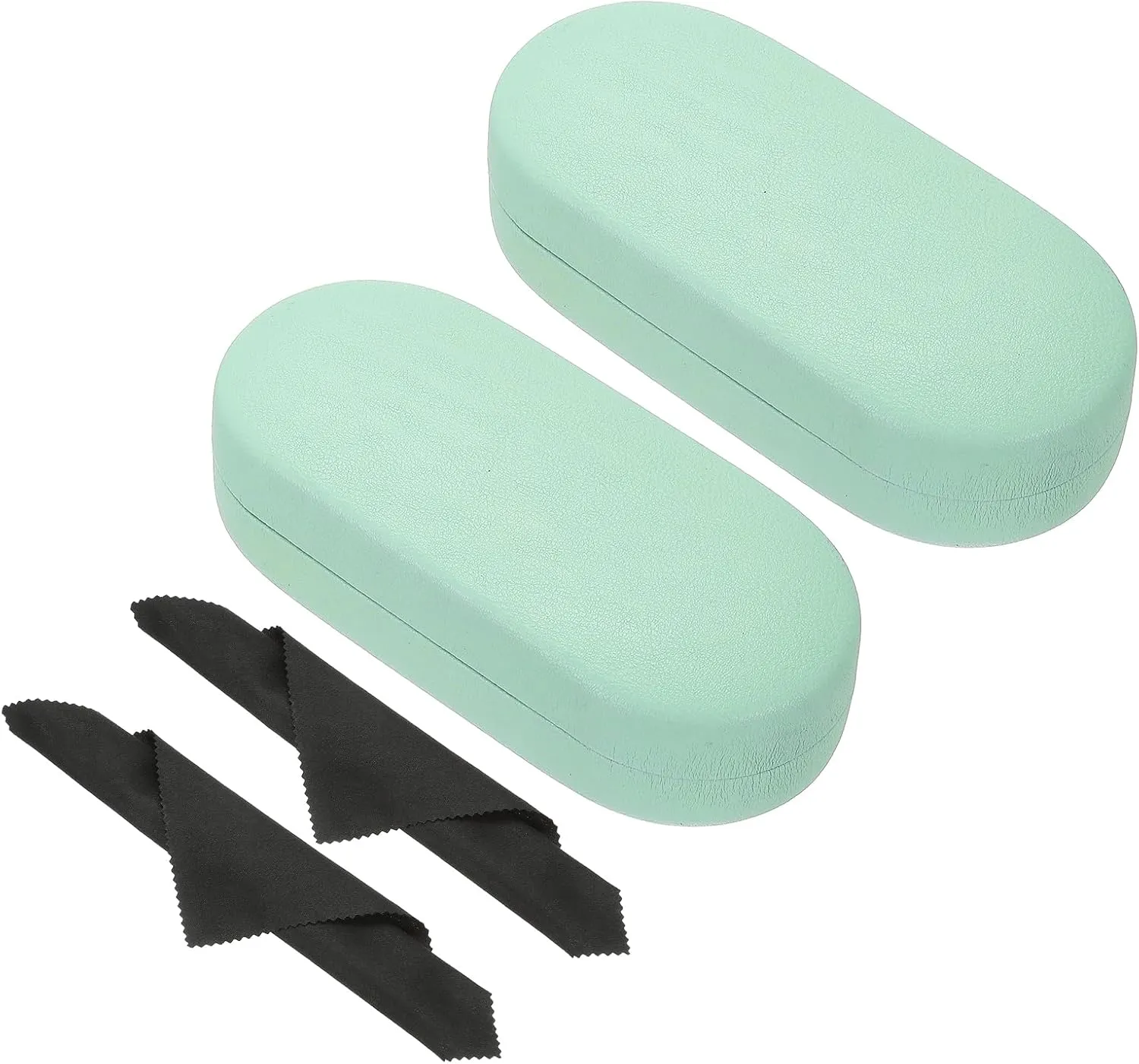 PATIKIL Hard Shell Eyeglasses Case, PU Leather Large Glasses Case Litchi Grain Protective Sunglasses Organizer