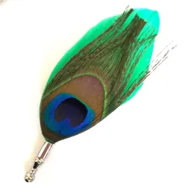 Peacock Feather Lapel Pin