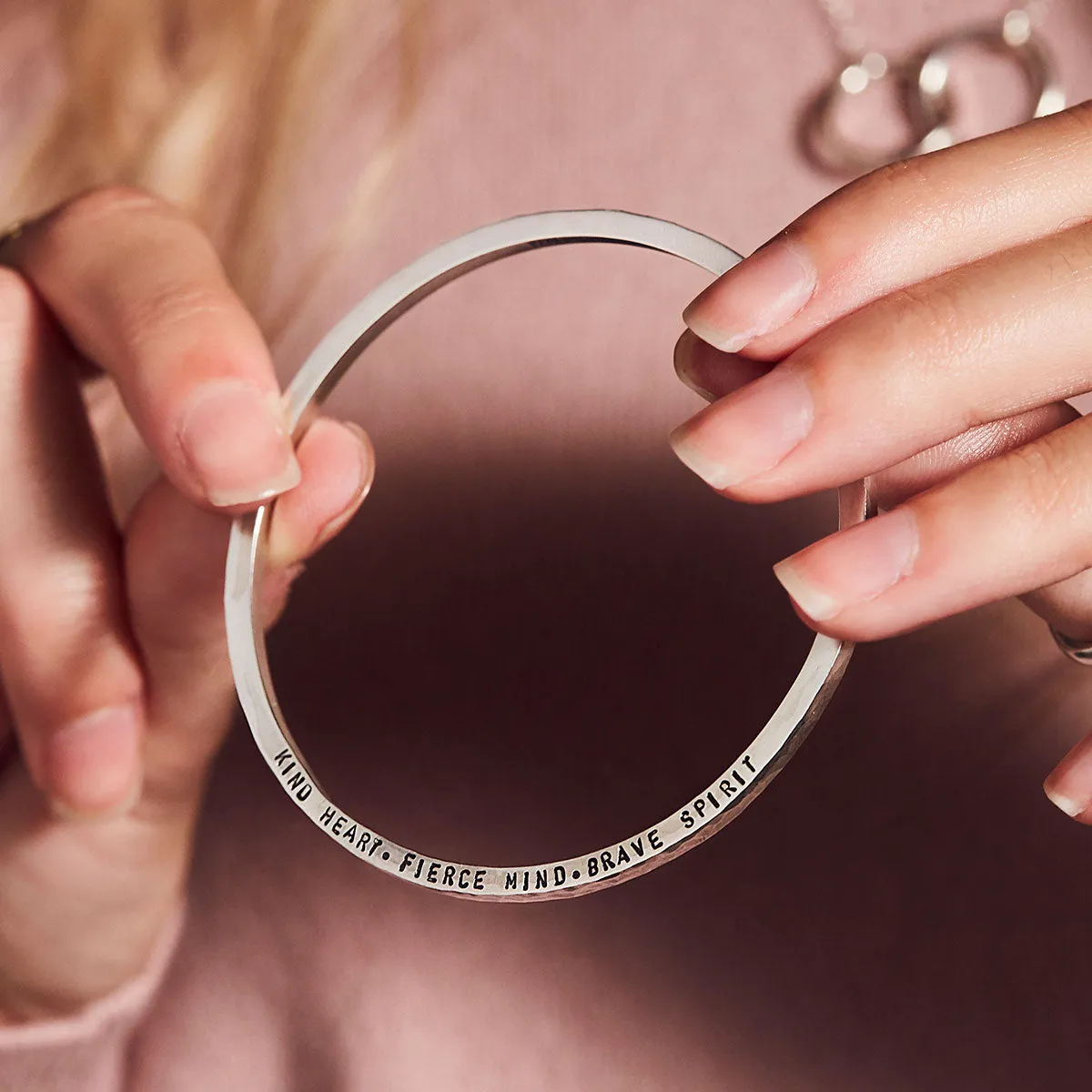 Personalised Chunky Square Bangle