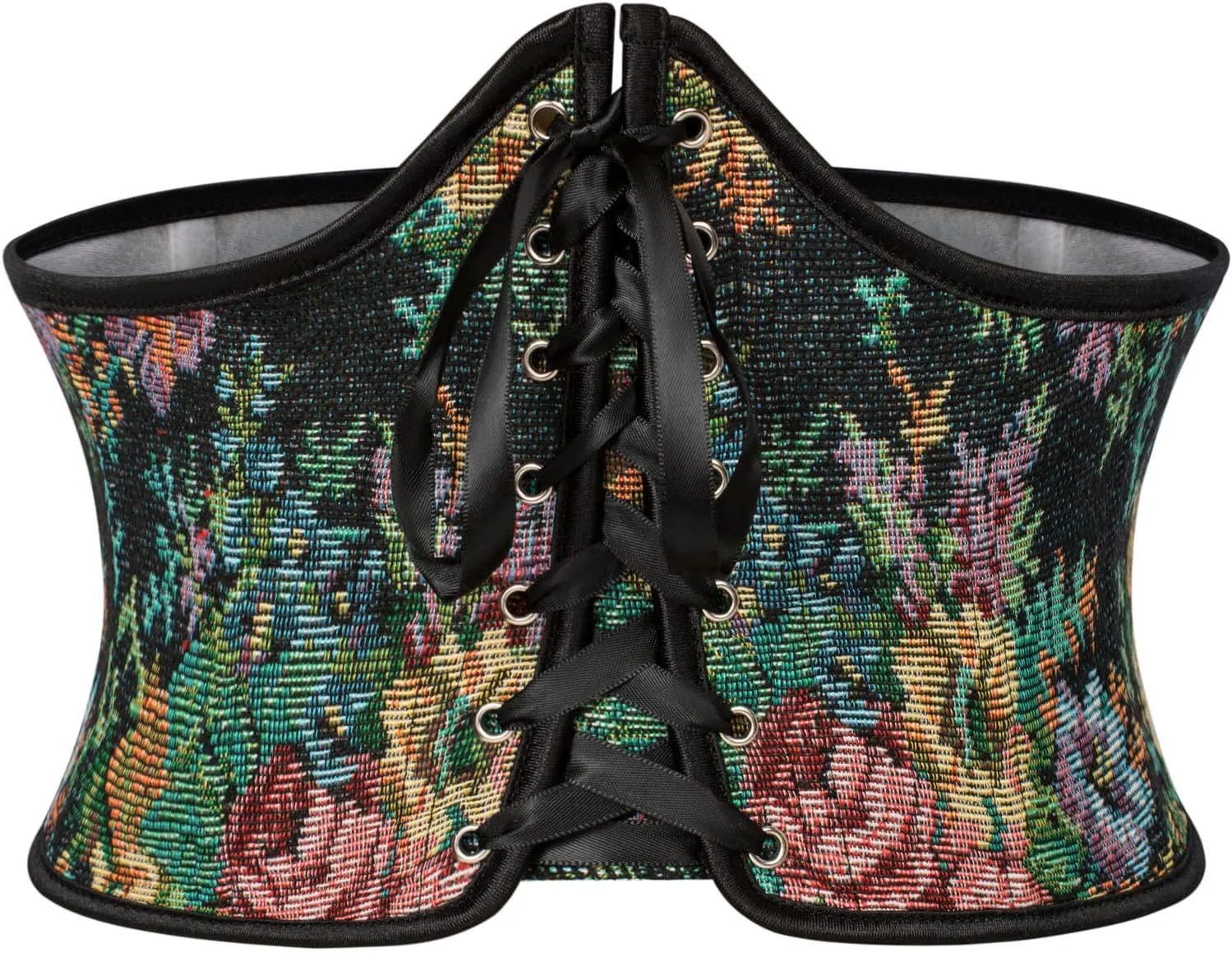 Scarlet Darkness Corset Belt for Women Renaissance Lace up Floral Wide Waist Belts
