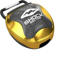 Shock Doctor Mouth Guard Case, Ventilated, Universal Storage for Mouthguard, Adult & Youth Sizes