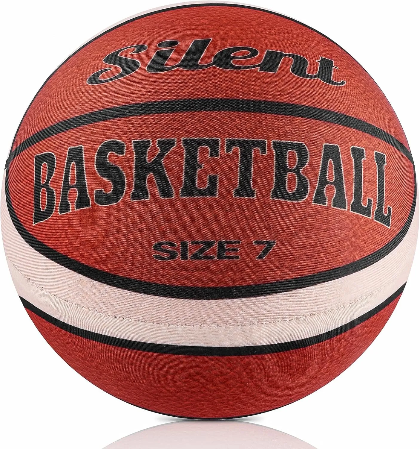 Silent Basketball with Cover-Size 7 Indoor-Basketball, Soundless Foam aBasketball for Quiet Dribbling and Indoor Training, Higher Bounce Noiseless