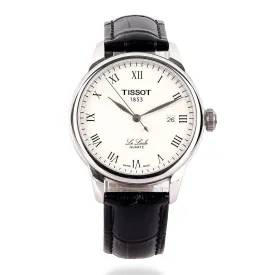 Tissot Lelode Powermatic 80 Automatic Black Leather Watch