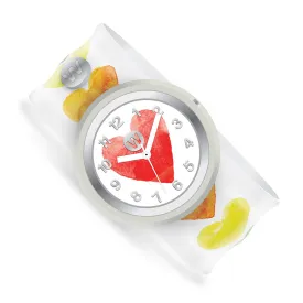 Watercolor Hearts - Slap Watch