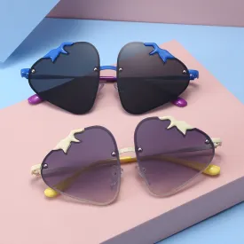 Wholesale Resin Cartoon Strawberry Sunglasses