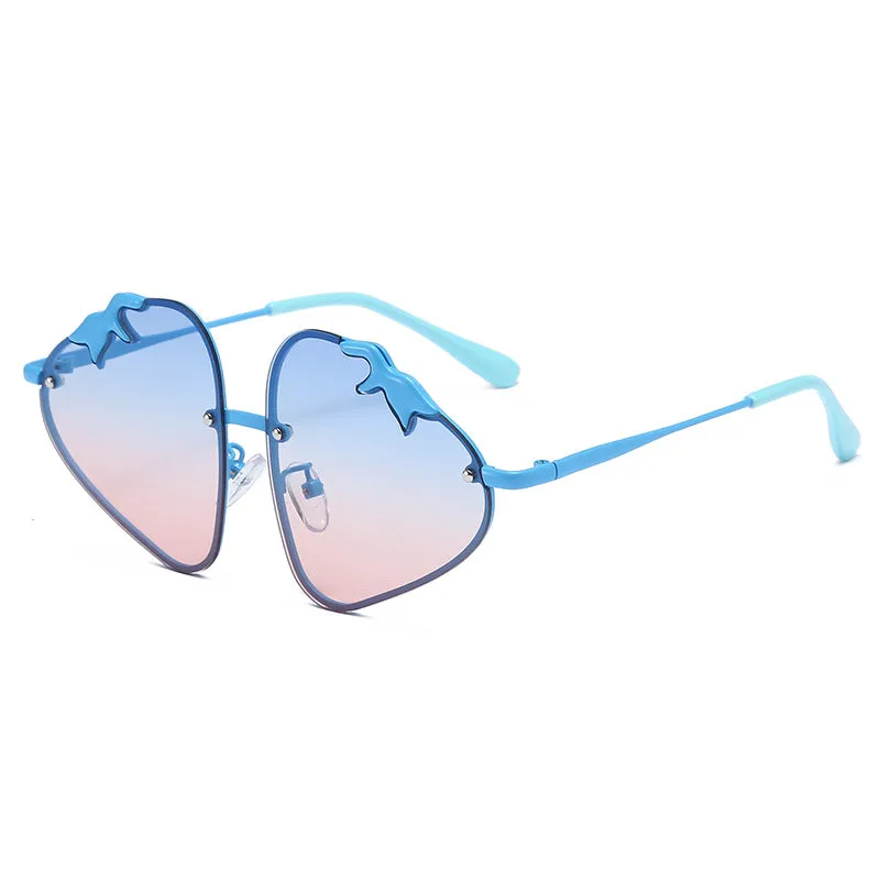 Wholesale Resin Cartoon Strawberry Sunglasses