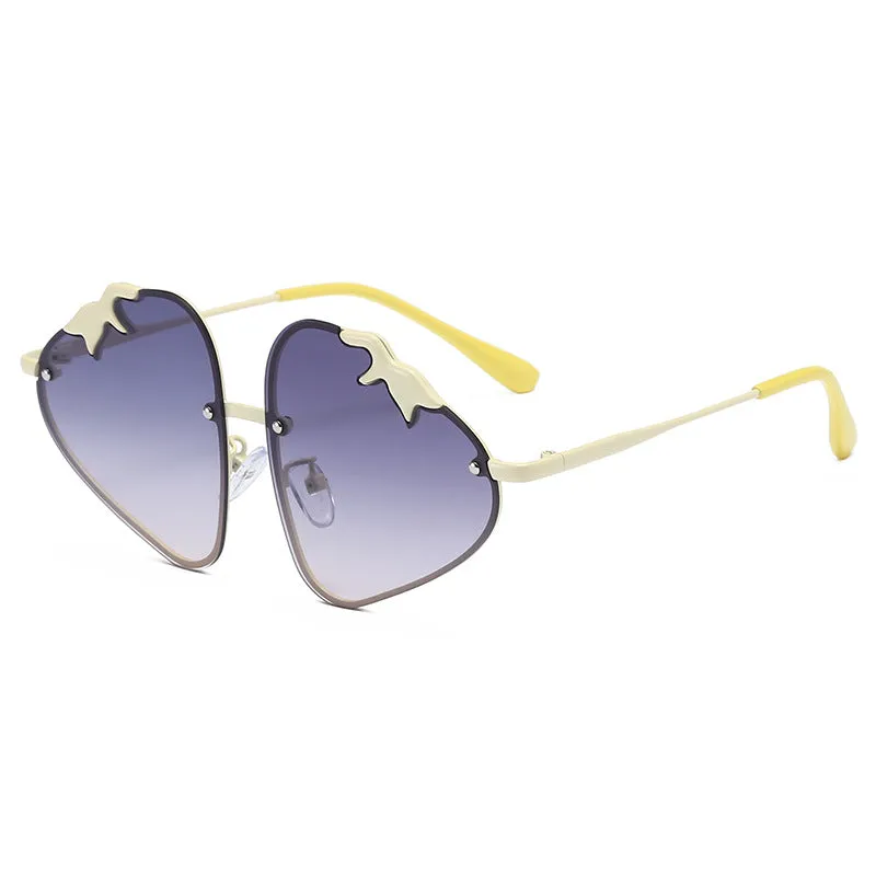 Wholesale Resin Cartoon Strawberry Sunglasses
