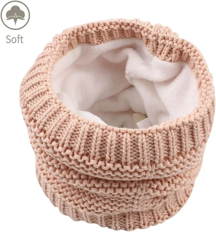 XIAOHAWANG Baby Boys Girls Winter Scarf Infant Thick Knit Scarves Toddler Neckerchiefs lovely