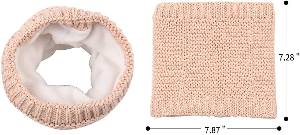 XIAOHAWANG Baby Boys Girls Winter Scarf Infant Thick Knit Scarves Toddler Neckerchiefs lovely